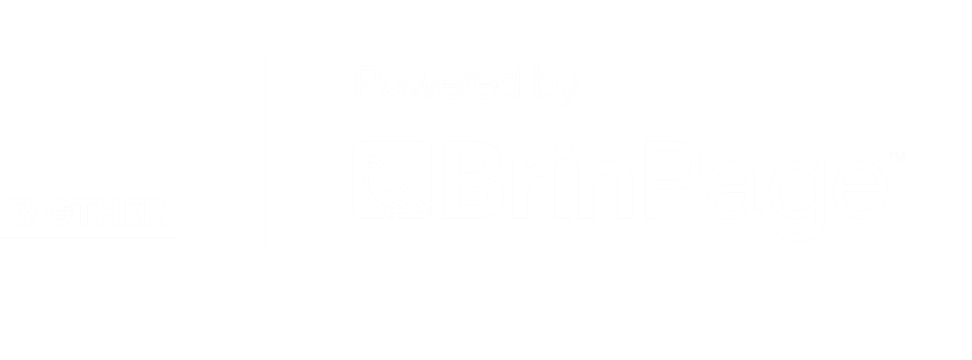 Bigther — Powered by BrinPage